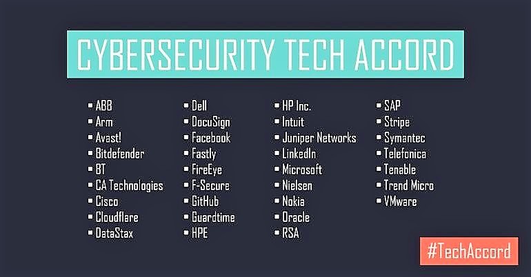 L’industria si allea con il Cybersecurity Tech Accord
